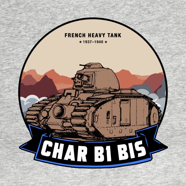 CHAR B1 bis by theanomalius_merch